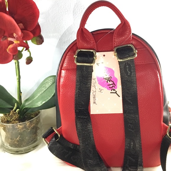 Betsey Johnson Small Checkered Backpack ♥️♠️ - Picture 2 of 7